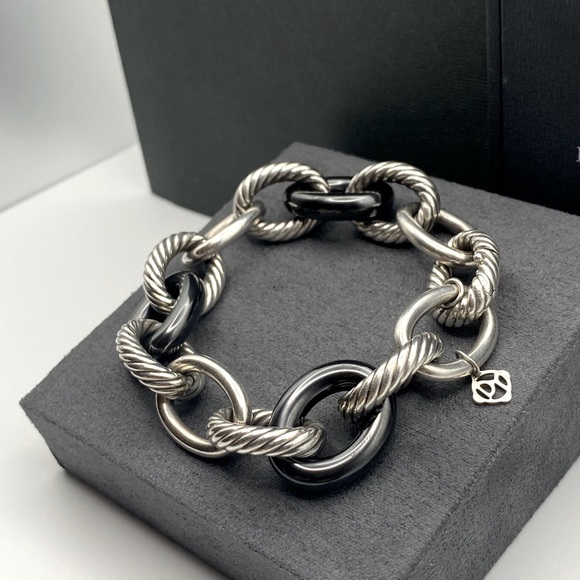 David Yurman Extra Large Oval Link Bracelet, 8.5" - Picture 10 of 16